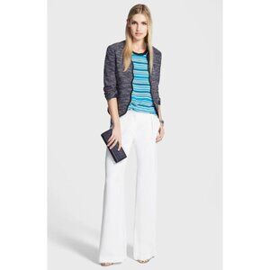 Chelsea28 Women's Scalloped Front Jacket in Navy - Sz M - NWT